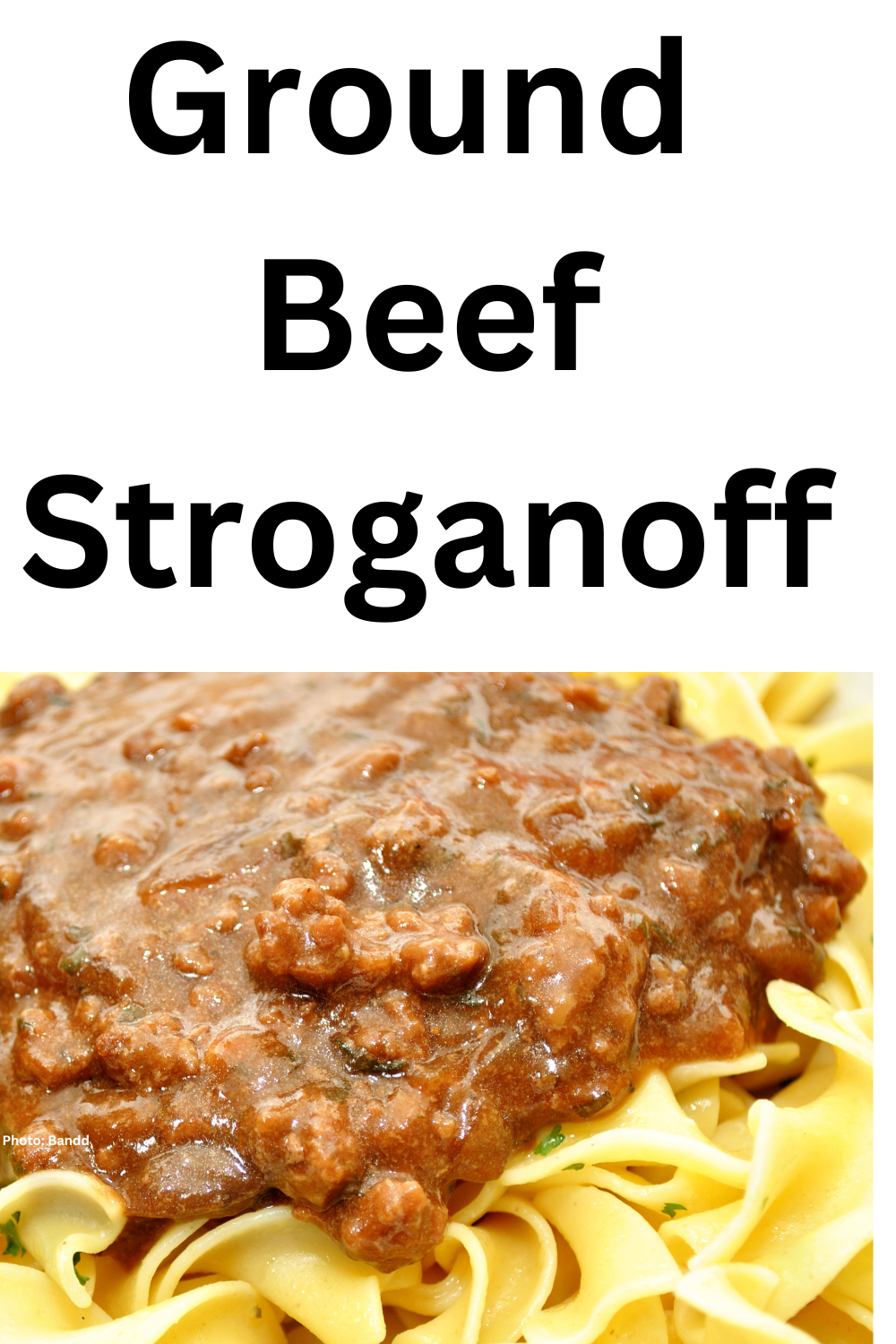 Ground Beef Stroganoff