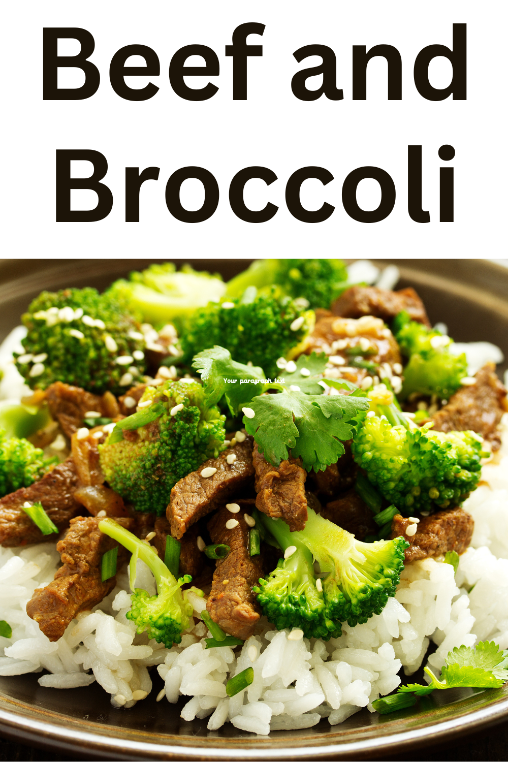 Beef and Broccoli Stir Fry