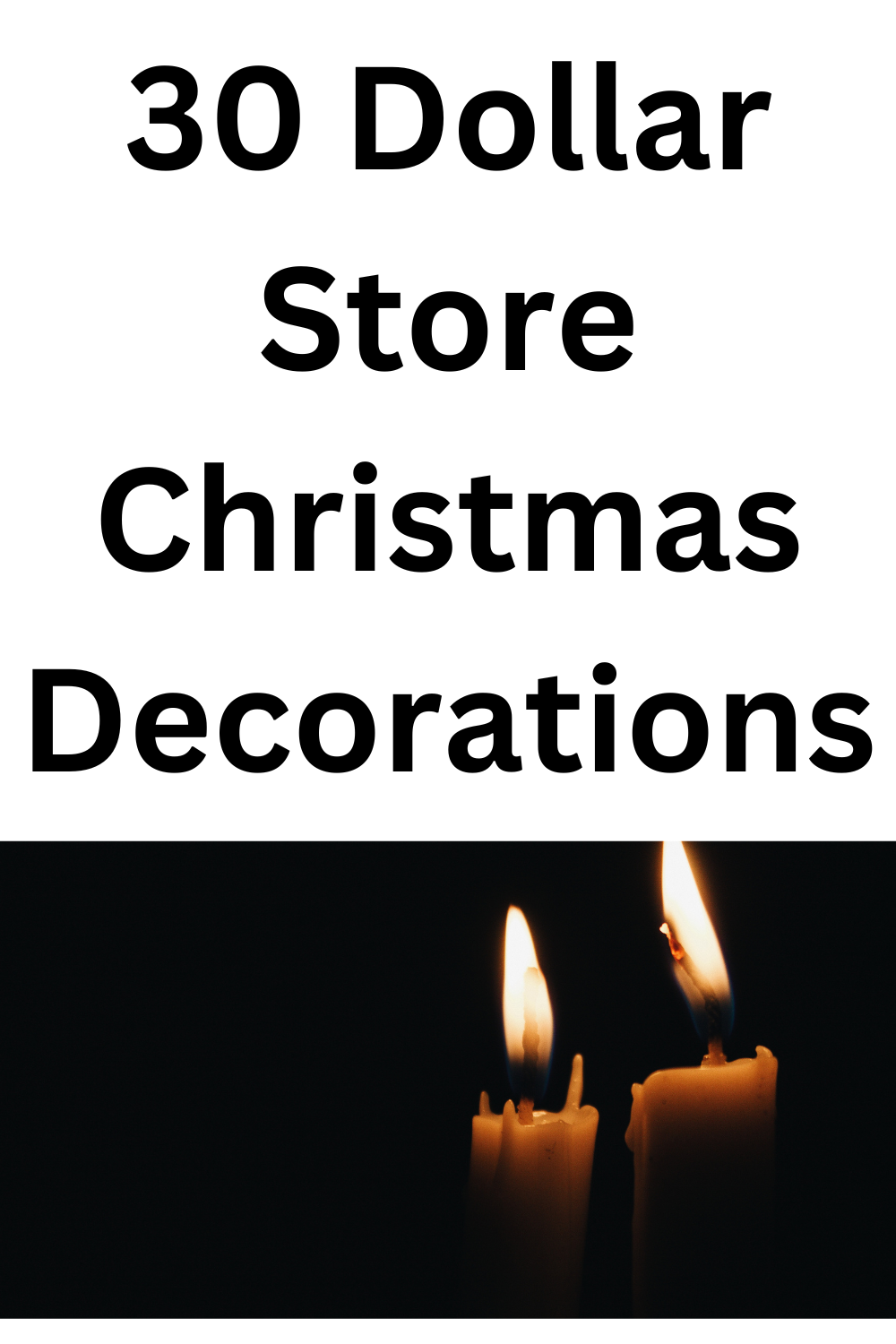 30 Dollar Store Christmas Decorations