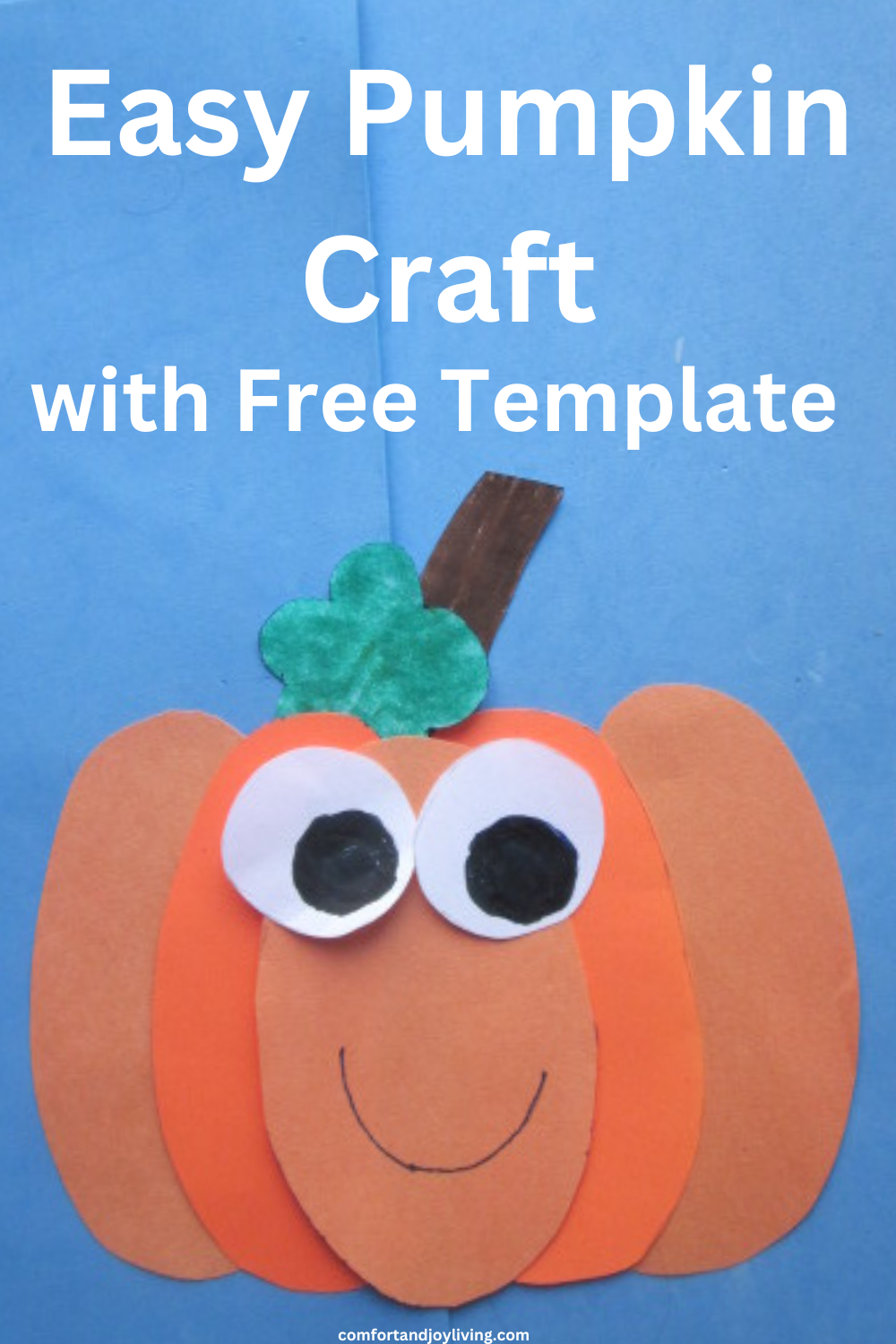 Pumpkin Craft for Presxhoolers