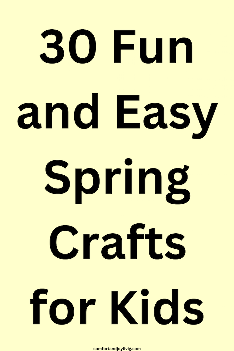 Spring Crafts for Kids