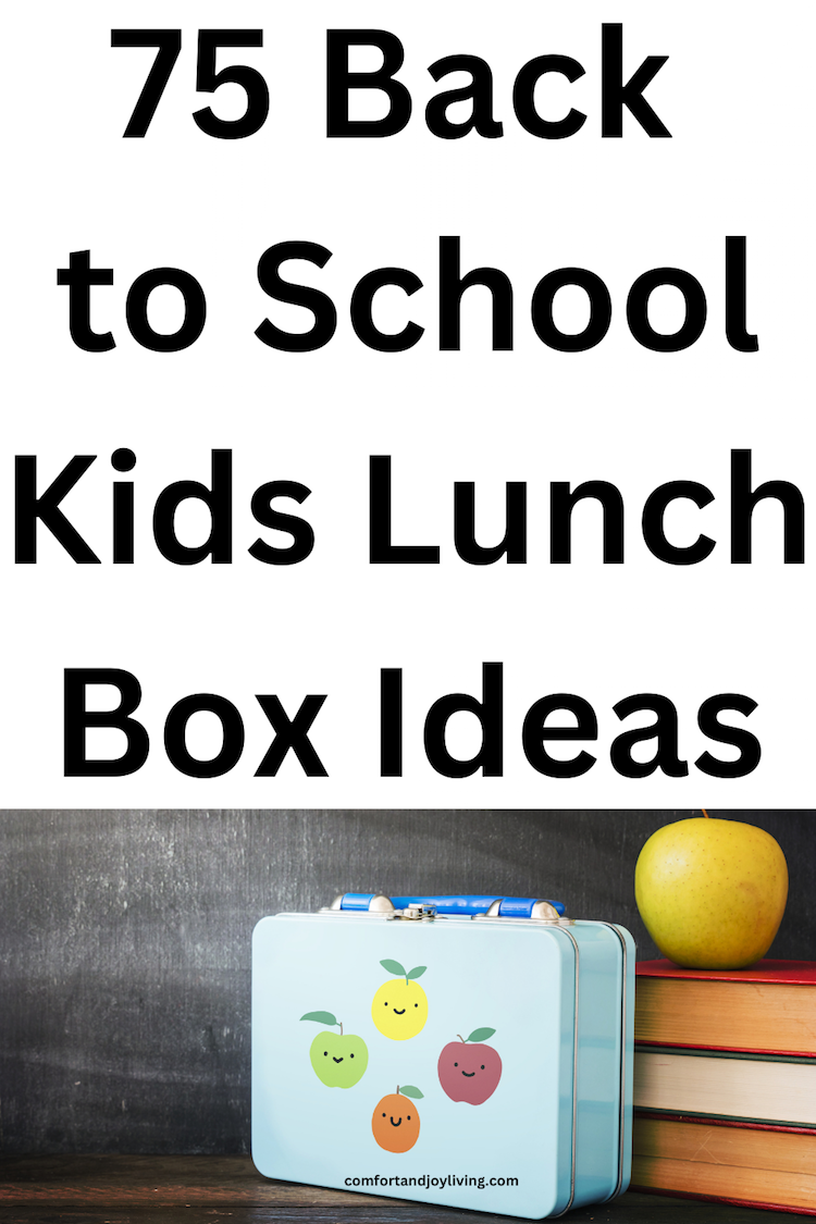 75 Back to School Kids Lunch Box Ideas